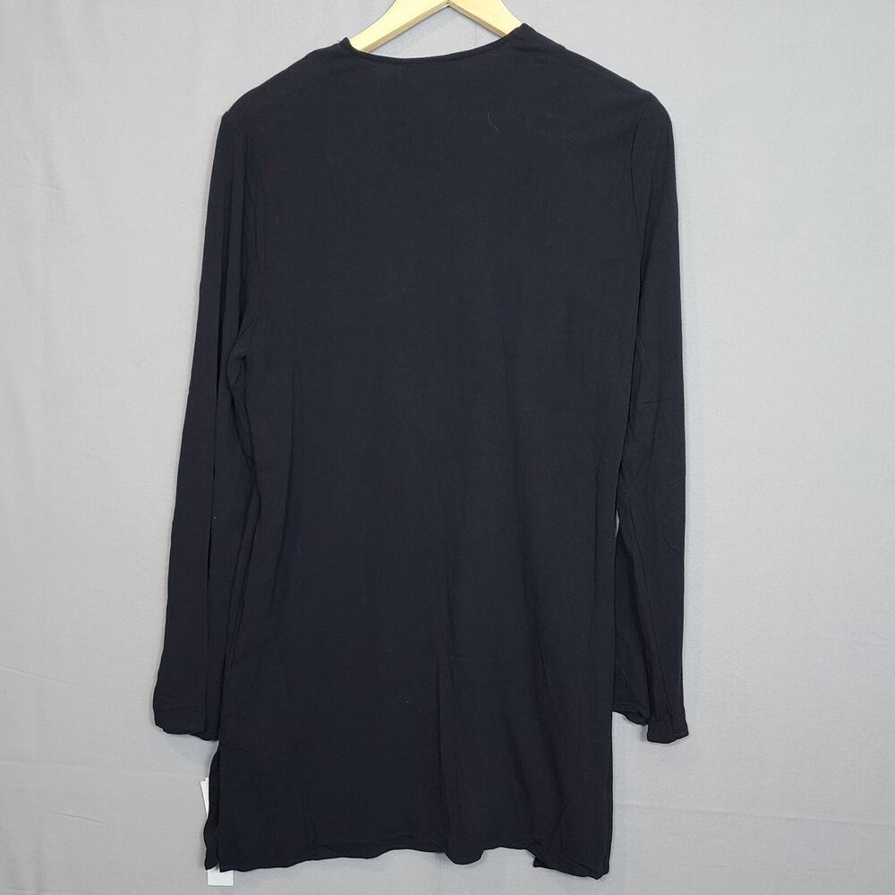 La Blanca Resort Wear Cover‎ Up Dress Tassels Style LB3VL55 Black Size M NWT - Picture 2 of 6